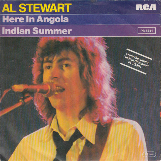 Al Stewart : Here In Angola (7", Single)
