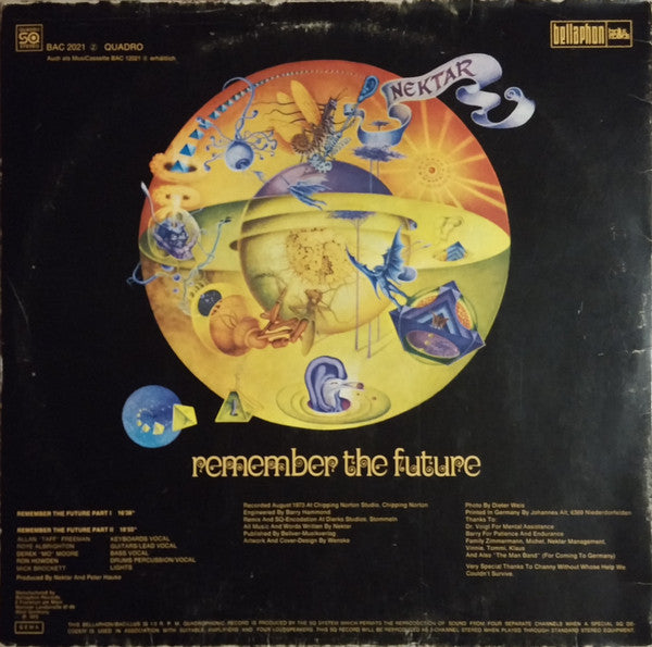 Nektar : Remember The Future (LP, Album, Quad, RP)