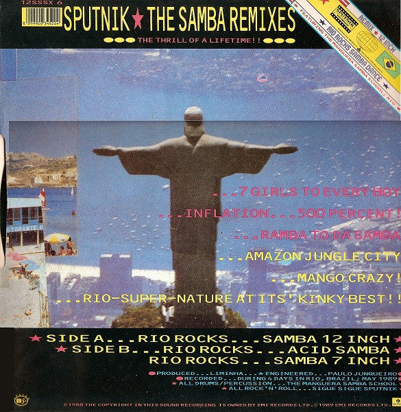 Sigue Sigue Sputnik : Rio Rocks (Samba) (12", Single, Rem)