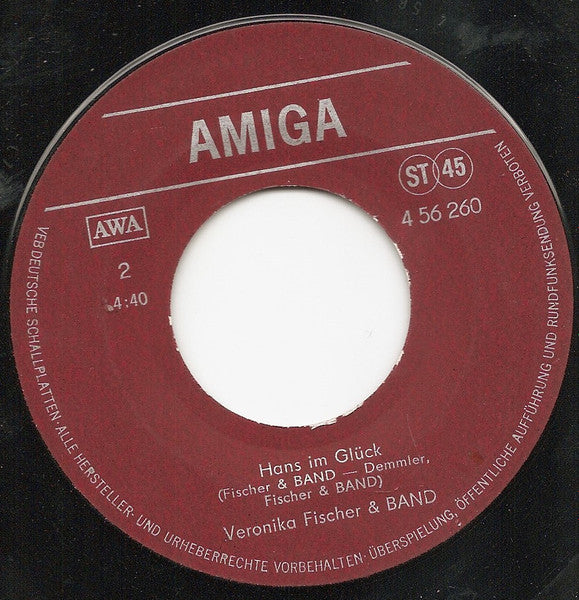 Veronika Fischer & Band : Sommernachtsball / Hans Im Glück (7", Single)