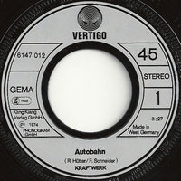 Kraftwerk : Autobahn (7", Single)