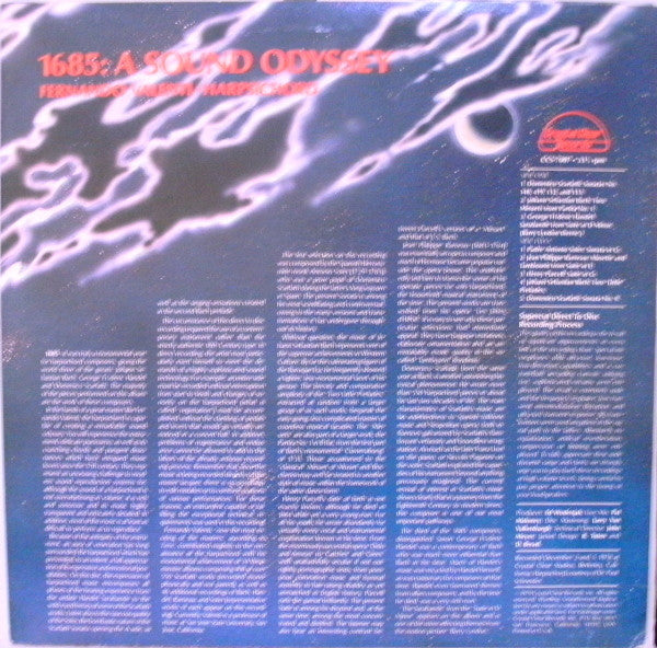 Fernando Valenti : 1685: A Sound Odyssey (LP, Ltd, Dir)