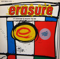 Erasure : It Doesn't Have To Be (12", Maxi, Blu)