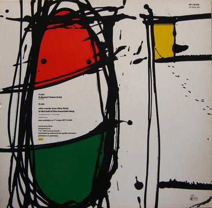 Erasure : It Doesn't Have To Be (12", Maxi, Blu)