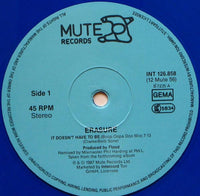 Erasure : It Doesn't Have To Be (12", Maxi, Blu)