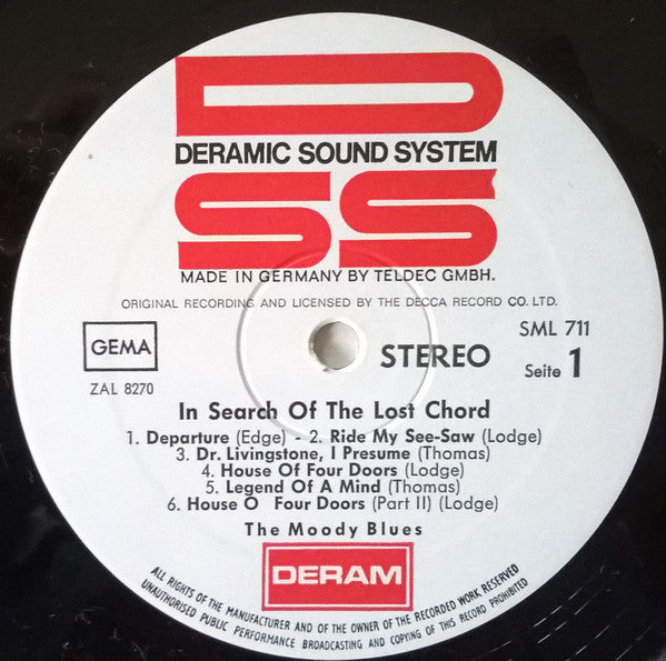 The Moody Blues : In Search Of The Lost Chord (LP, Album)