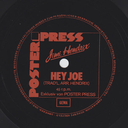 Jimi Hendrix : Hey Joe (Flexi, 7", S/Sided, Single)