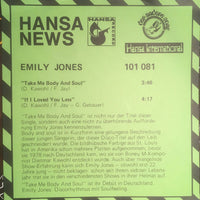 Emily Jones : Take Me Body And Soul (7")