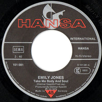 Emily Jones : Take Me Body And Soul (7")
