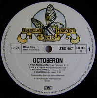 Barclay James Harvest : Octoberon (LP, Album, Emb)