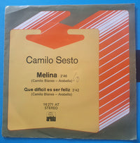 Camilo Sesto : Melina (7")