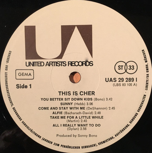 Cher : This Is Cher (LP, Comp, RE)