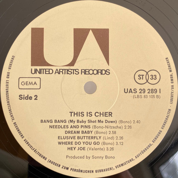 Cher : This Is Cher (LP, Comp, RE)