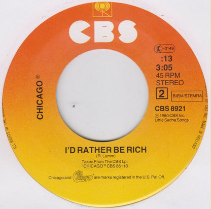 Chicago (2) : Song For You (7", Single)