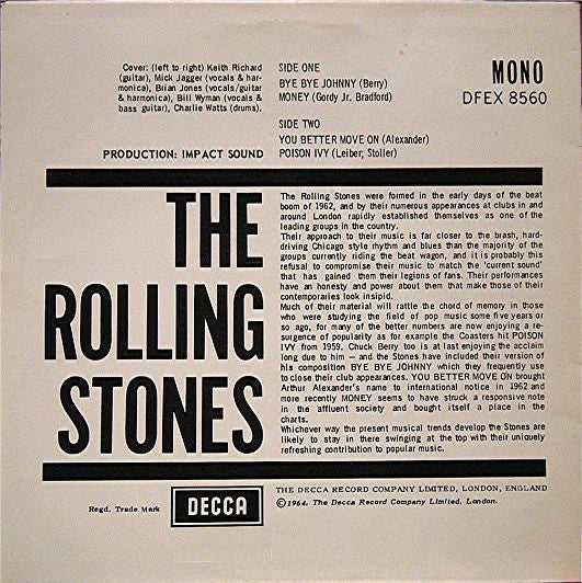 The Rolling Stones : The Rolling Stones (12", EP, Mono, RE)