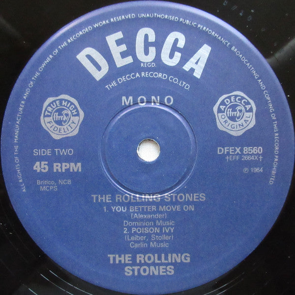 The Rolling Stones : The Rolling Stones (12", EP, Mono, RE)
