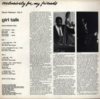 Oscar Peterson : Girl Talk (LP, Album)