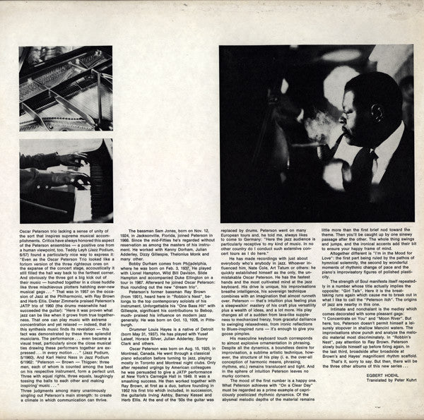 Oscar Peterson : Girl Talk (LP, Album)