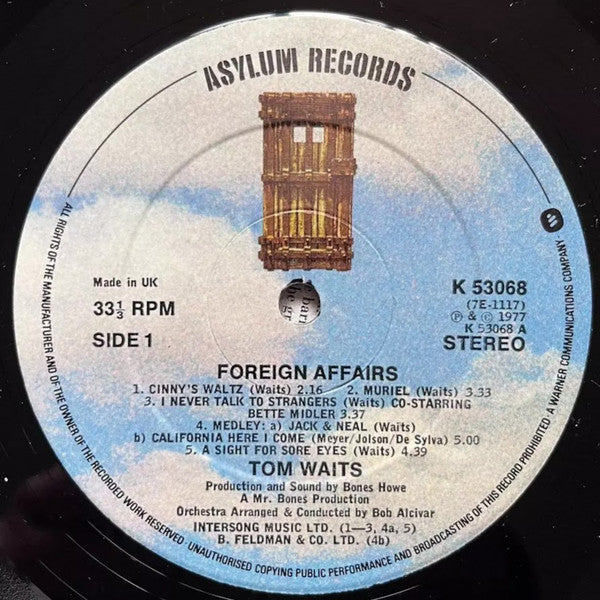 Tom Waits : Foreign Affairs (LP, Album)