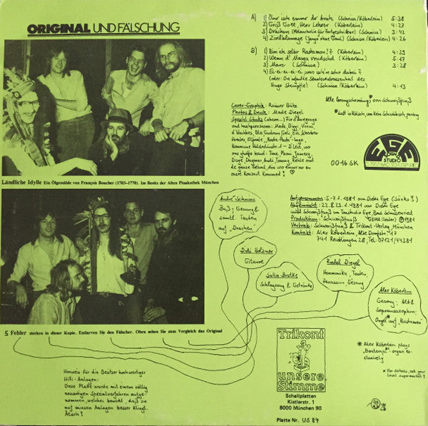 Schwoißfuaß : Oinr Isch Emmr Dr Arsch (LP, Album, Gre)