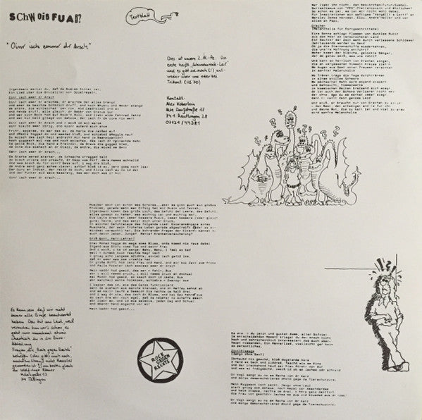 Schwoißfuaß : Oinr Isch Emmr Dr Arsch (LP, Album, Gre)