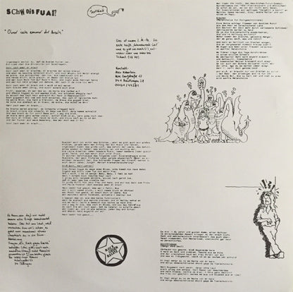 Schwoißfuaß : Oinr Isch Emmr Dr Arsch (LP, Album, Gre)