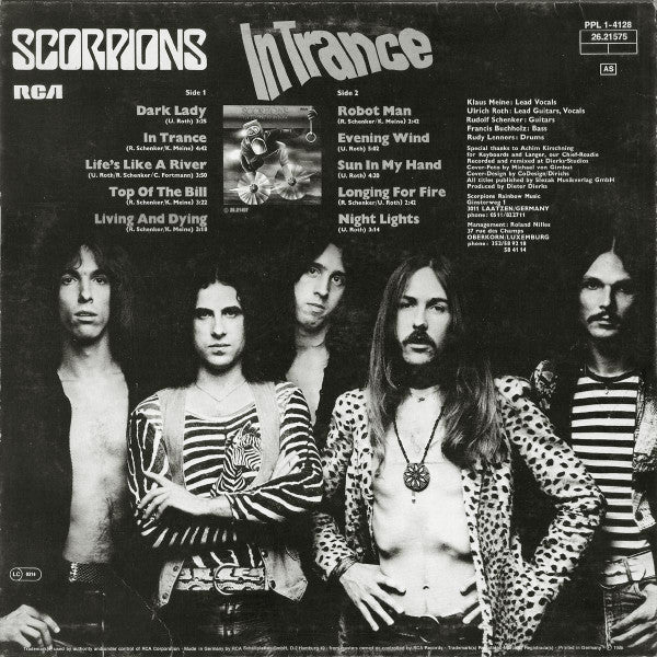 Scorpions : In Trance (LP, Album, RP)
