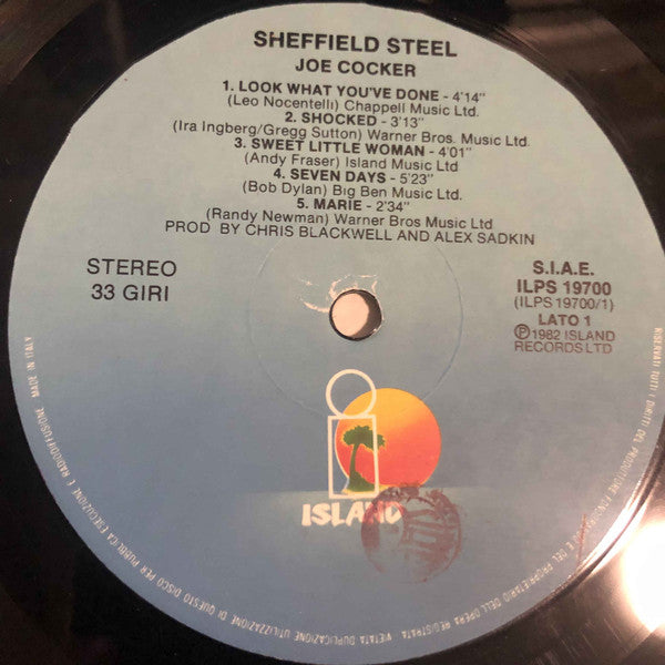 Joe Cocker : Sheffield Steel (LP, Album)