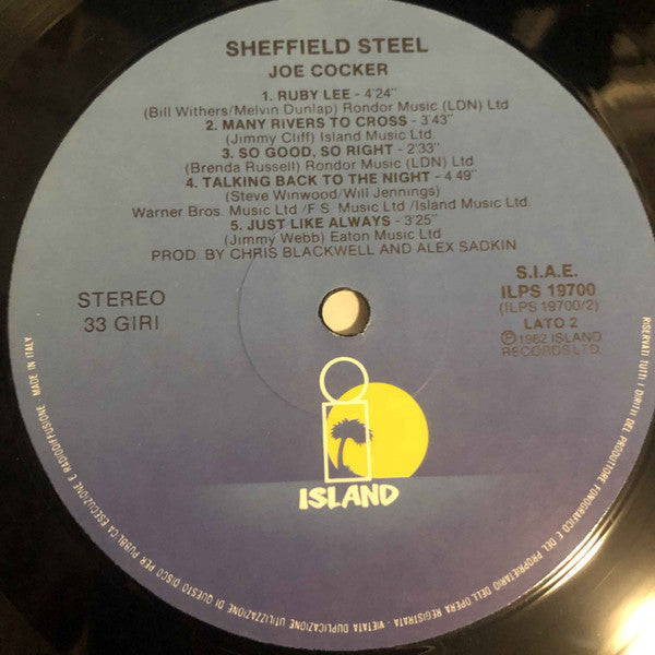Joe Cocker : Sheffield Steel (LP, Album)