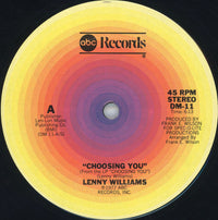 Lenny Williams : Choosing You (12")