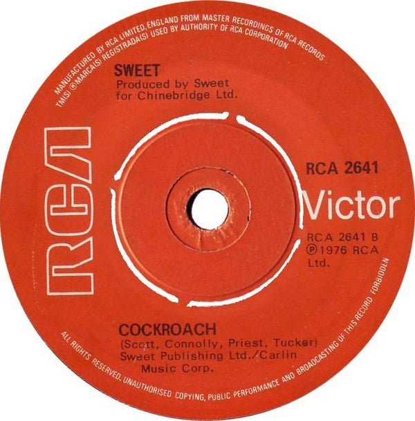 Sweet* : The Lies In Your Eyes (7", Single)