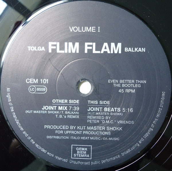 Tolga "Flim Flam" Balkan : Pump Up The Flim Flam (12", Mixed, Arr)
