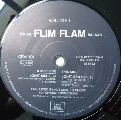Tolga "Flim Flam" Balkan : Pump Up The Flim Flam (12", Mixed, Arr)