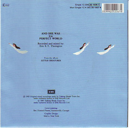 Talking Heads : And She Was (7", Single)