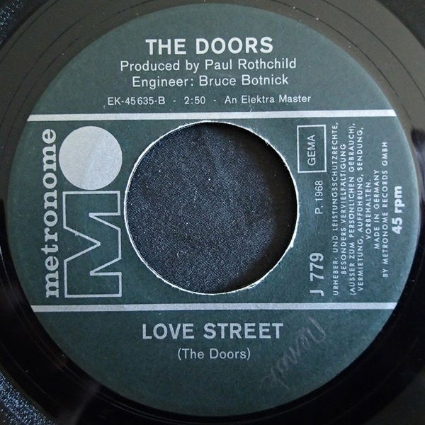 The Doors : Hello, I Love You, Won't You Tell Me Your Name? (7", Single)