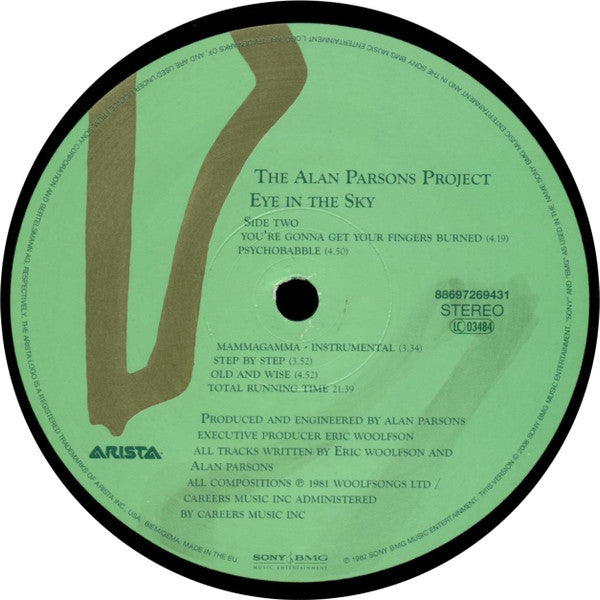 The Alan Parsons Project : Eye In The Sky (LP, Album, RE, RM)