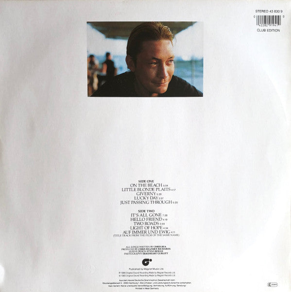 Chris Rea : On The Beach (LP, Album, Clu)