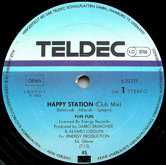 Fun Fun : Happy Station (12", Maxi)