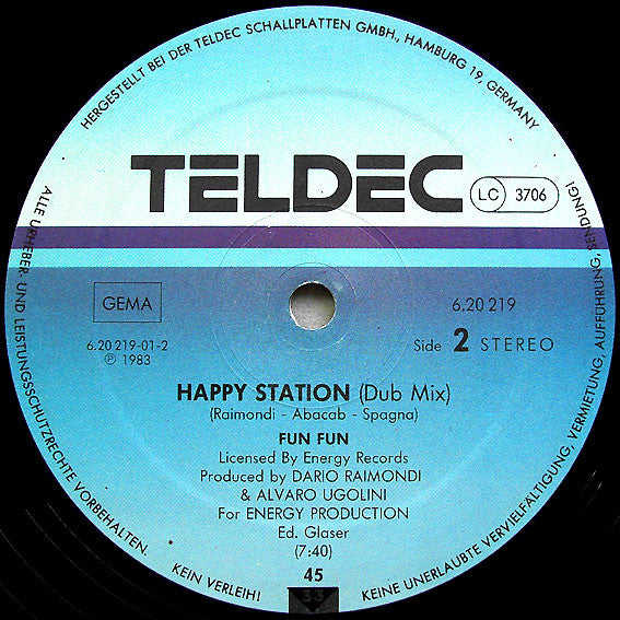 Fun Fun : Happy Station (12", Maxi)