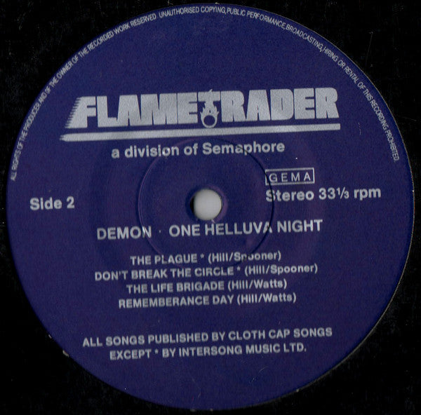 Demon (4) : One Helluva Night - Live In Germany (2xLP, Album)