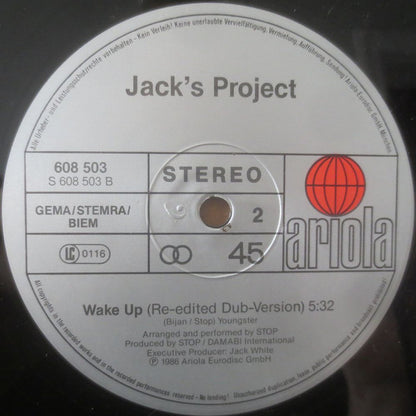 Jack's Project Performed By Stop : Wake Up (12", Maxi)
