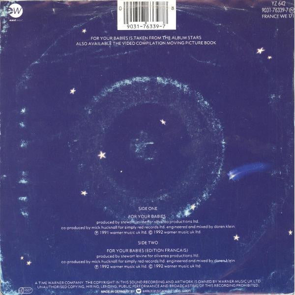 Simply Red : For Your Babies (7", Single, Blu)