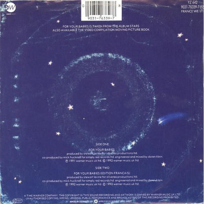 Simply Red : For Your Babies (7", Single, Blu)