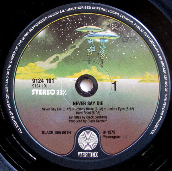 Black Sabbath : Never Say Die! (LP, Album)