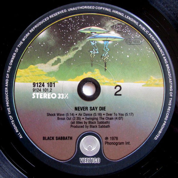 Black Sabbath : Never Say Die! (LP, Album)