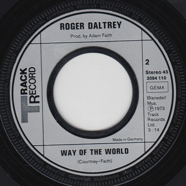 Roger Daltrey : Giving It All Away (7")