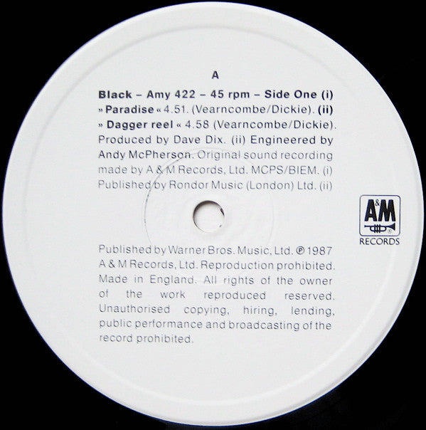 Black (2) : Paradise (12", Single)