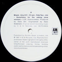 Black (2) : Paradise (12", Single)