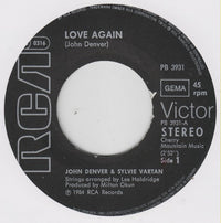 John Denver & Sylvie Vartan : Love Again (7", Single)