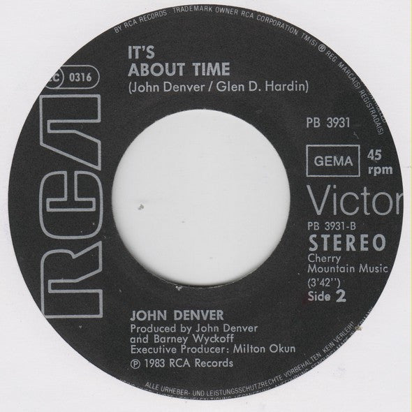 John Denver & Sylvie Vartan : Love Again (7", Single)